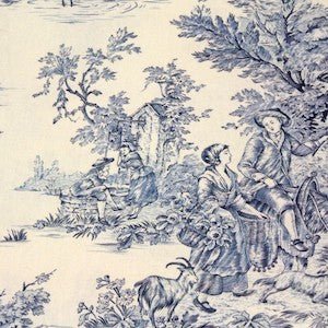 Toiles de Jouy grande largeur 280cm - TissusPapi.com