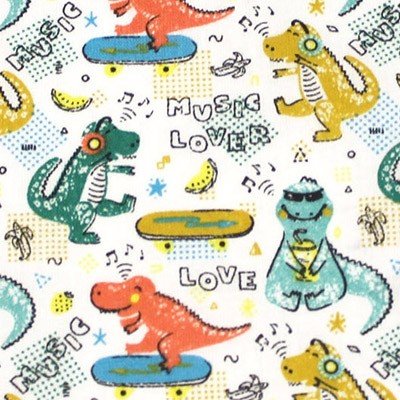 Tissus Dinosaures - TissusPapi.com