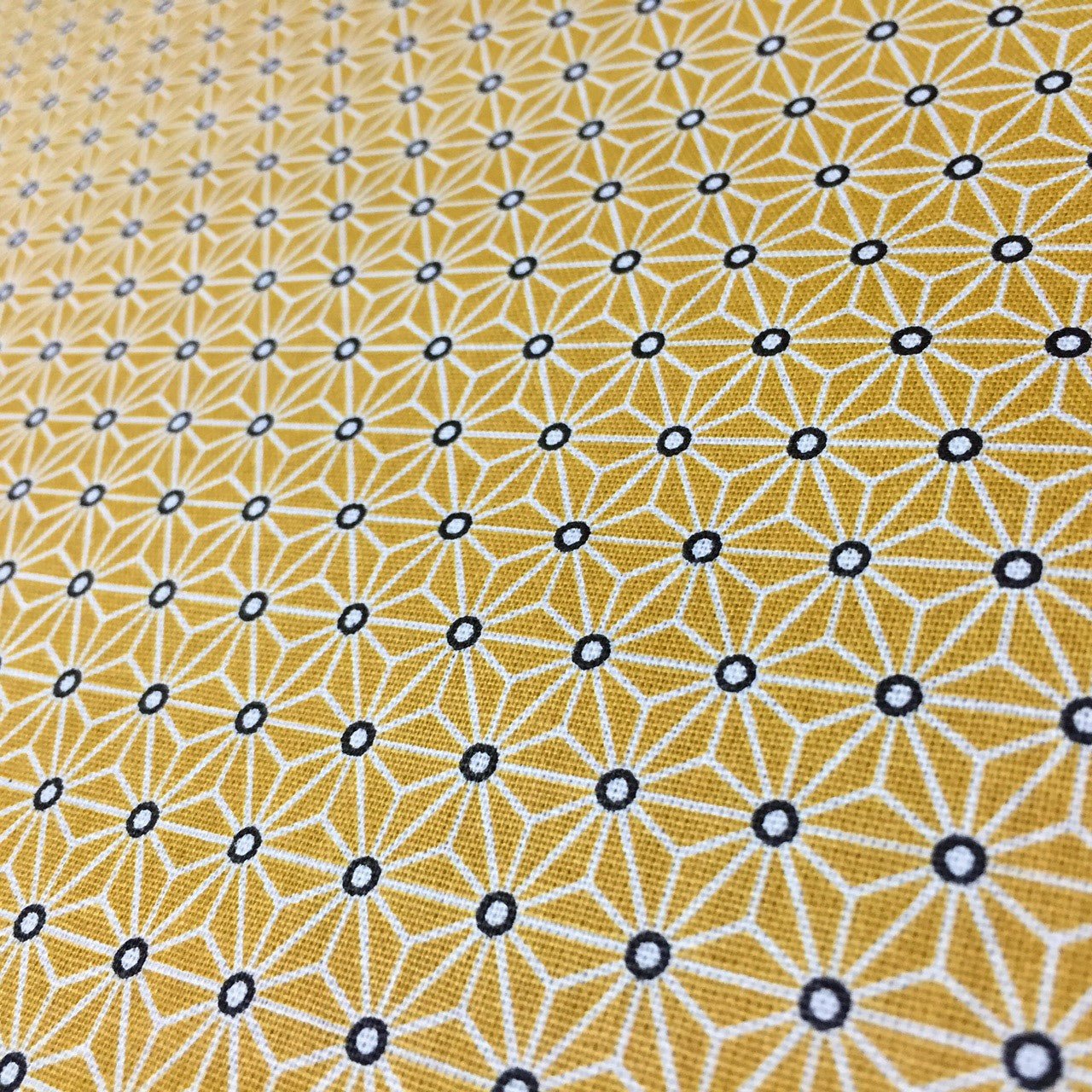 Collection de tissus japonais aux motifs Asanoha - TissusPapi.com