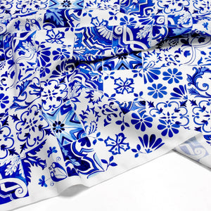 Collection Tissus Carreaux de faïence et Azulejos - TissusPapi.com