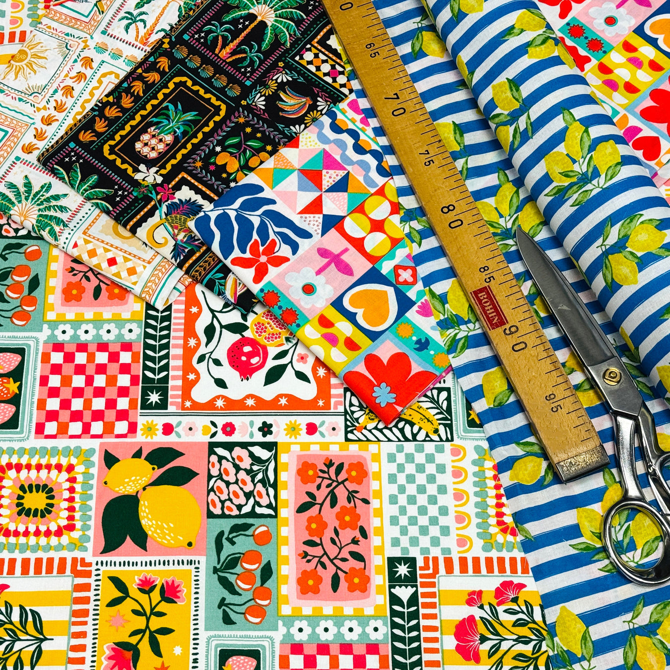 🍋 COLLECTION SICILIA – Une explosion de couleurs et de soleil !  🌞 - TissusPapi.com