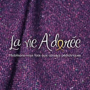 Sélection des tissus "La Vie Adorée" en soutien aux enfants atteints de cancer - TissusPapi.com