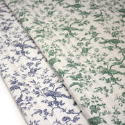 Tissu matelassé TOILE DE JOUY : trois motifs, deux couleurs, cinq tissus ! - TissusPapi.com