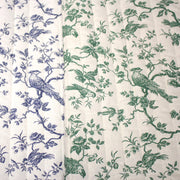 Tissu matelassé TOILE DE JOUY : trois motifs, deux couleurs, cinq tissus ! - TissusPapi.com