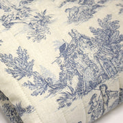 Tissu matelassé TOILE DE JOUY : trois motifs, deux couleurs, cinq tissus ! - TissusPapi.com