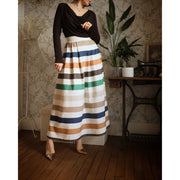 Tissu gabardine coton LARGES RAYURES : nombreuses couleurs ! - STANDARD 100 OEKO - TEX - TissusPapi.com