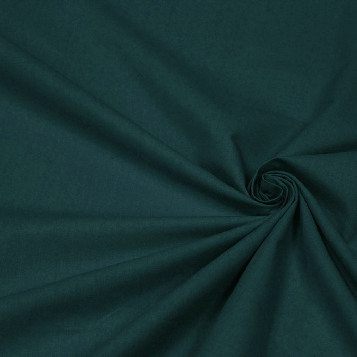 Tissu de coton uni vert Salicorne BENJAMIN - OEKO-TEX