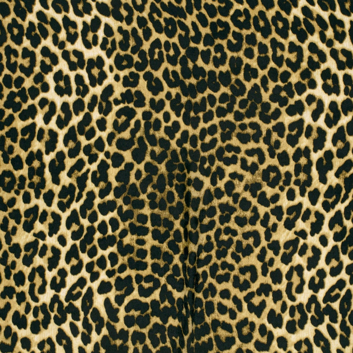 Tissu habillement satin velours, imprimé motif LEOPARD, plusieurs couleurs - TissusPapi.com