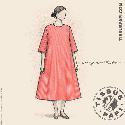 Tissu coton tissé rayé 5mm : nombreuses couleurs ! OEKO - TEX - TissusPapi.com