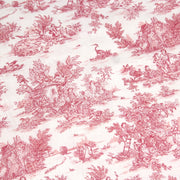 Tissu coton renforcé TOILE DE JOUY grande largeur 280cm : bleu, rouge, vert, gris - OEKO - TEX - TissusPapi.com