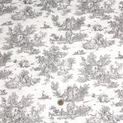 Tissu coton renforcé TOILE DE JOUY grande largeur 280cm : bleu, rouge, vert, gris - OEKO - TEX - TissusPapi.com