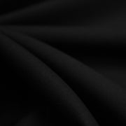 Tissu Gabardine de coton élasthanne noir uni - TissusPapi.com