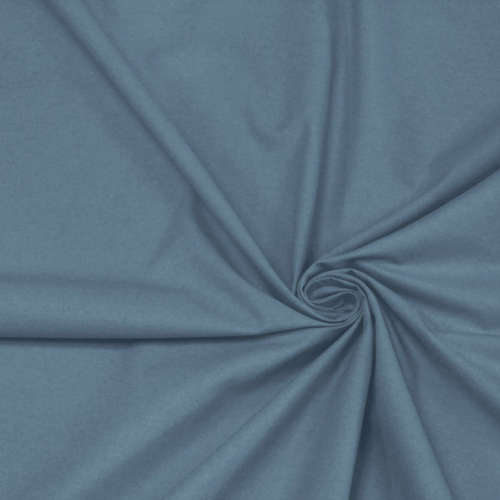 Tissu de coton uni bleu Pierre bleue BENJAMIN - OEKO-TEX
