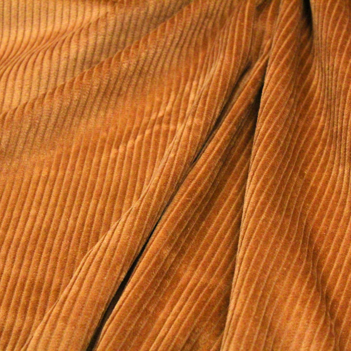 Tissu velours côtelé grosses côtes 100% coton : nombreuses couleurs - OEKO-TEX STANDARD 100