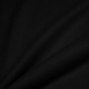 Tissu velours de laine noir uni - Fabrication italienne - TissusPapi.com