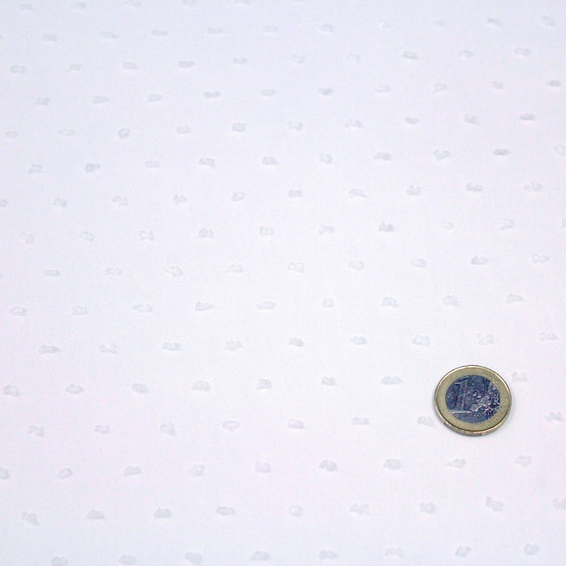 Tissu Plumetis de coton 100% coton : blanc, bleu, vert, parme... - TissusPapi.com