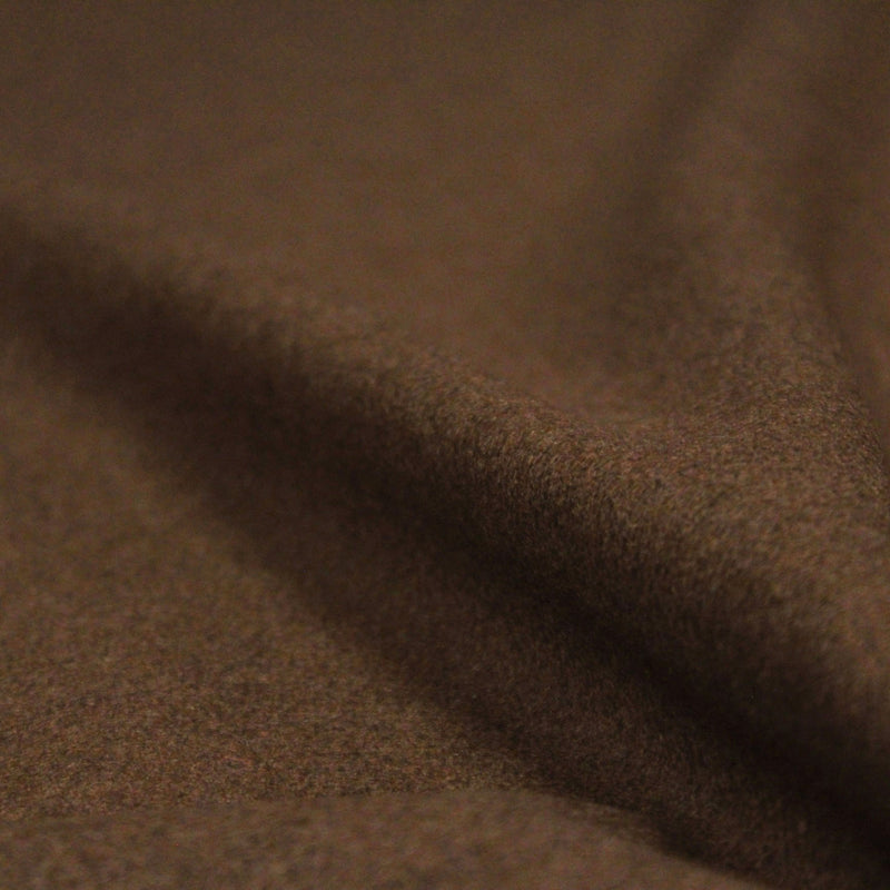 Tissu Drap de laine uni marron "Armée française 1940" - TissusPapi.com