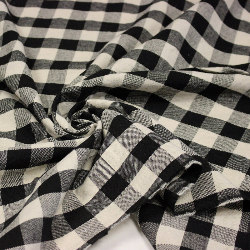 Tissu coton VICHY RUSTIQUE grands carreaux 25mm : nombreuses couleurs tendance ! - TissusPapi.com