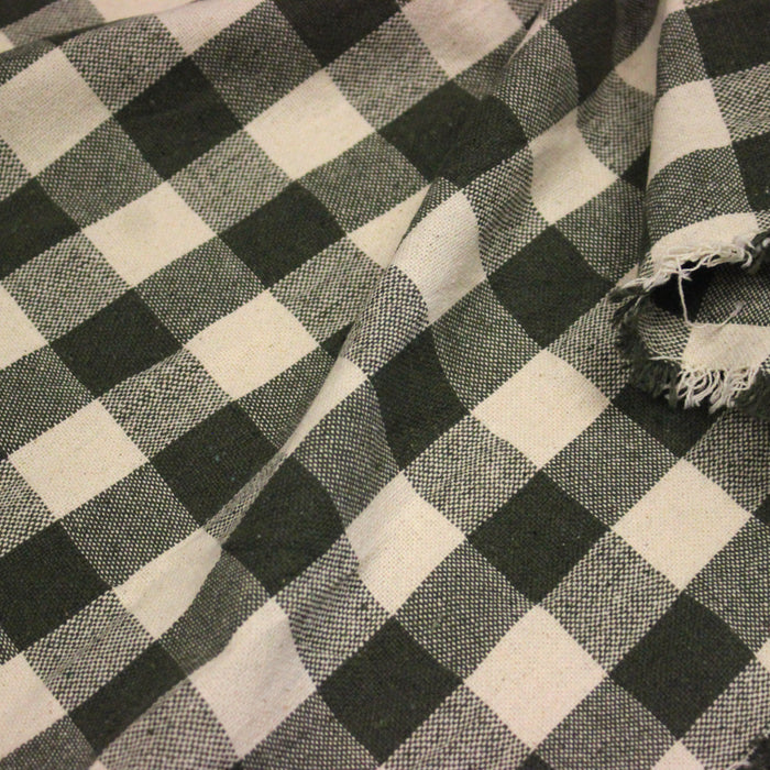 Tissu coton VICHY RUSTIQUE grands carreaux 25mm : nombreuses couleurs tendance !