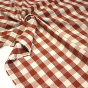 Tissu coton VICHY RUSTIQUE grands carreaux 25mm : nombreuses couleurs tendance ! - TissusPapi.com