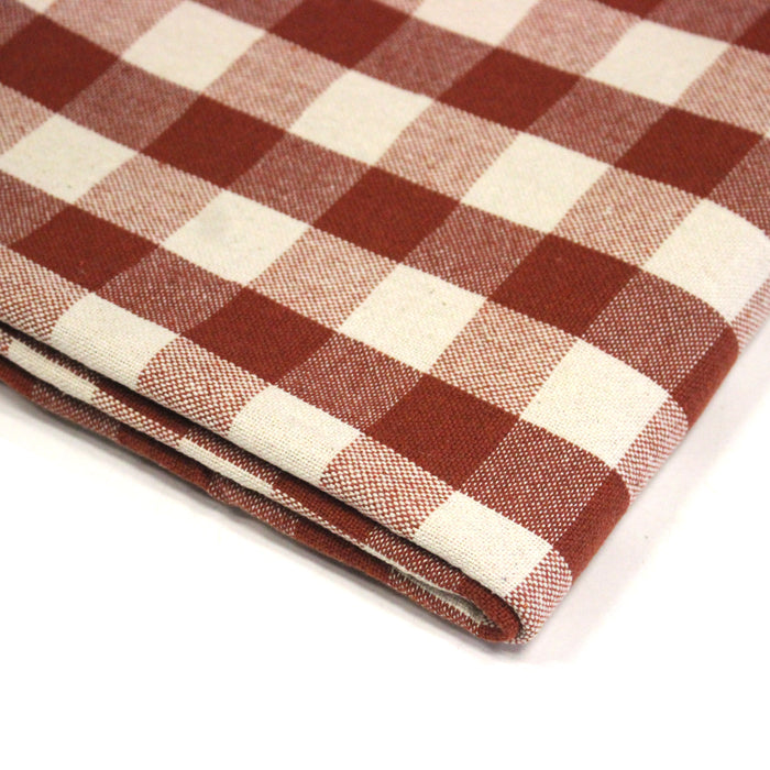 Tissu coton VICHY RUSTIQUE grands carreaux 25mm : nombreuses couleurs tendance !