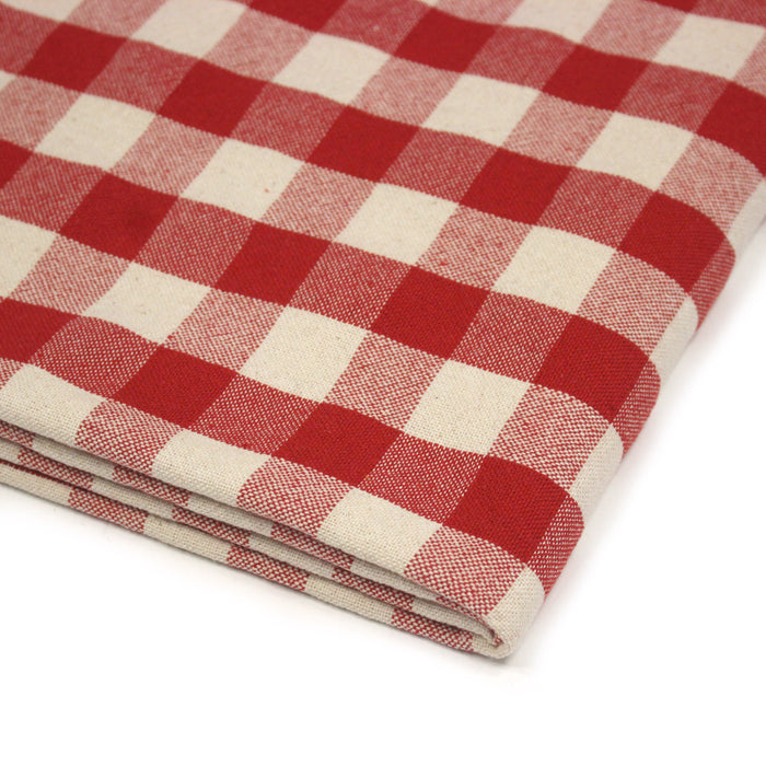 Tissu coton VICHY RUSTIQUE grands carreaux 25mm : nombreuses couleurs tendance !