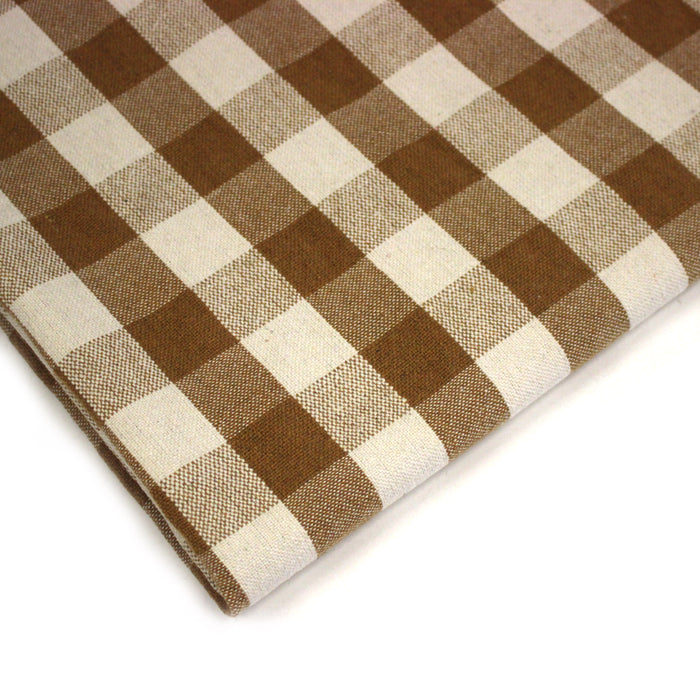 Tissu coton VICHY RUSTIQUE grands carreaux 25mm : nombreuses couleurs tendance !