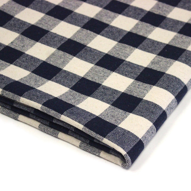 Tissu coton VICHY RUSTIQUE grands carreaux 25mm : nombreuses couleurs tendance ! - TissusPapi.com