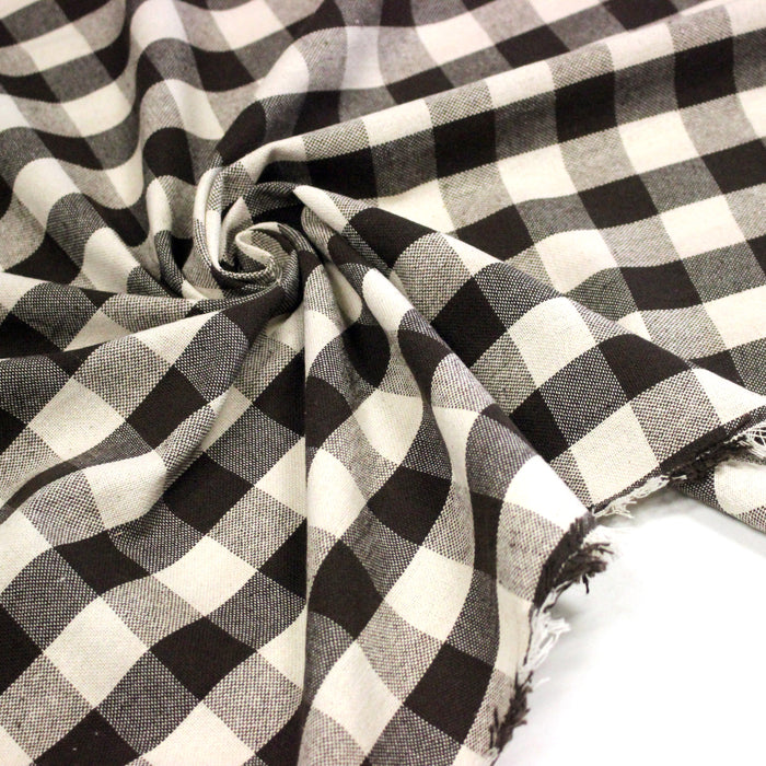Tissu coton VICHY RUSTIQUE grands carreaux 25mm : nombreuses couleurs tendance !