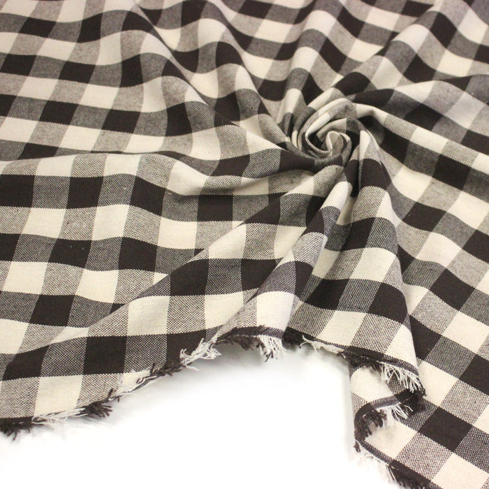 Tissu coton VICHY RUSTIQUE grands carreaux 25mm : nombreuses couleurs tendance !