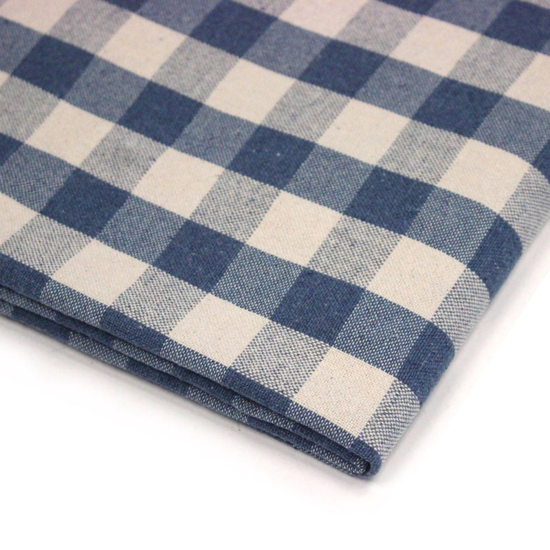 Tissu coton VICHY RUSTIQUE grands carreaux 25mm : nombreuses couleurs tendance ! - TissusPapi.com
