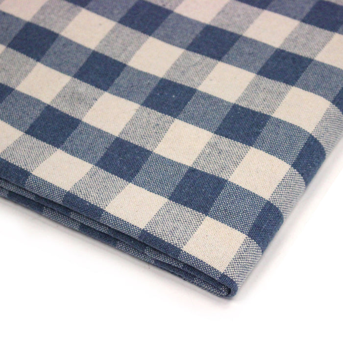 Tissu coton VICHY RUSTIQUE grands carreaux 25mm : nombreuses couleurs tendance !