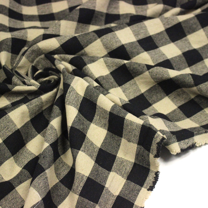 Tissu coton VICHY RUSTIQUE grands carreaux 25mm : nombreuses couleurs tendance !