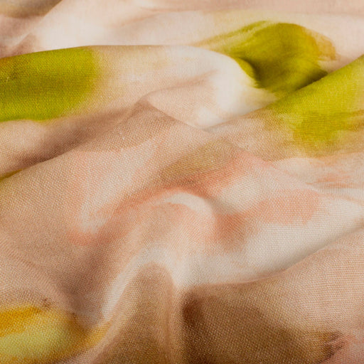 Tissu LIN VISCOSE habillement, collection CORES DO RIO, 4 tissus très colorés abstraits - TissusPapi.com