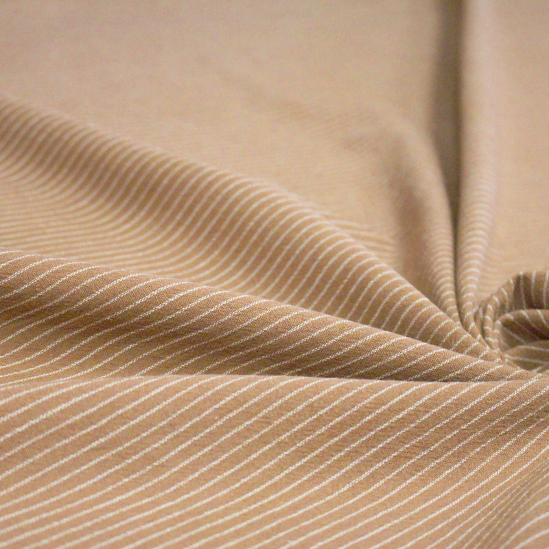 Tissu coton tissé rayé fines rayures : nombreuses couleurs - OEKO - TEX - TissusPapi.com