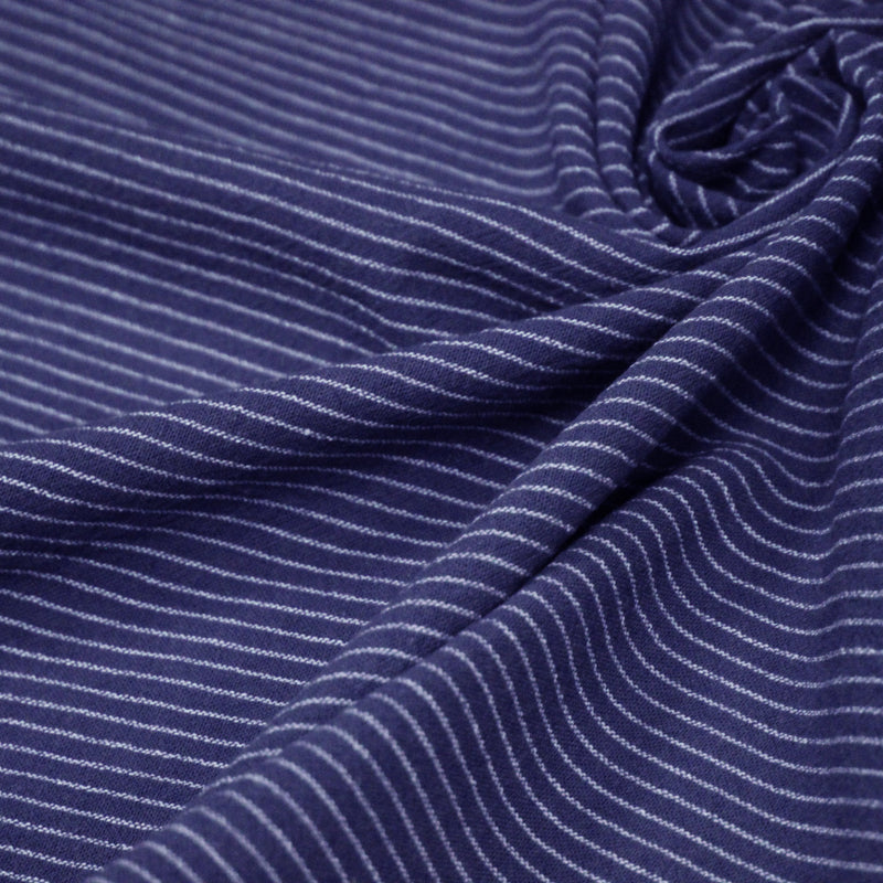 Tissu coton tissé rayé fines rayures : nombreuses couleurs - OEKO - TEX - TissusPapi.com
