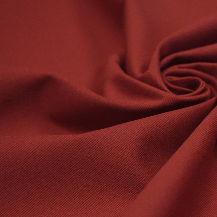 Tissu gabardine coton LUXE, fabrication française : nombreuses couleurs disponibles ! OEKO-TEX STANDARD 100