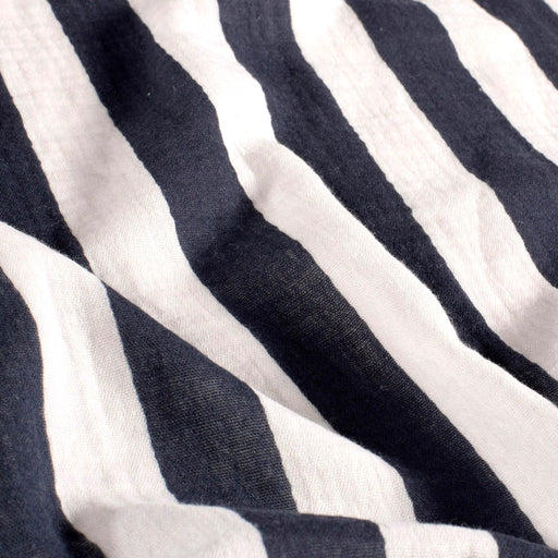 Tissu double gaze coton, larges rayures colorées, nombreuses couleurs - STANDARD 100 OEKO - TEX - TissusPapi.com