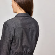Tissu Chambray 100% coton : bleu, marine, noir - OEKO - TEX - TissusPapi.com
