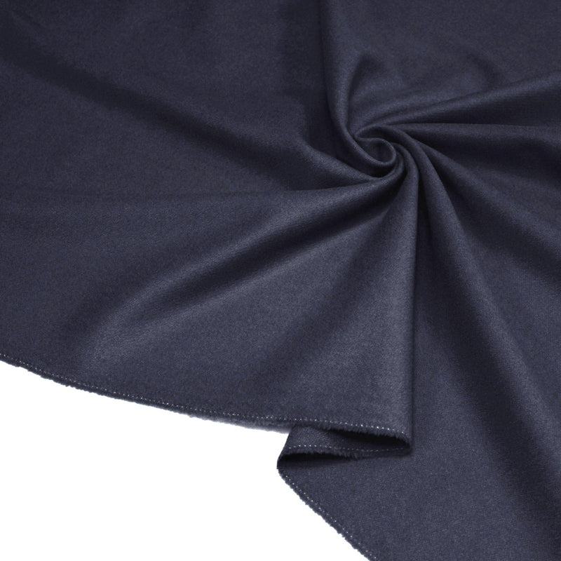 Tissu Drap de laine gris de fer bleuté uni - Le tissu parfait pour l'uniforme de hussard napoléonien, armée française XIVème et armée française 1914 - TissusPapi.com