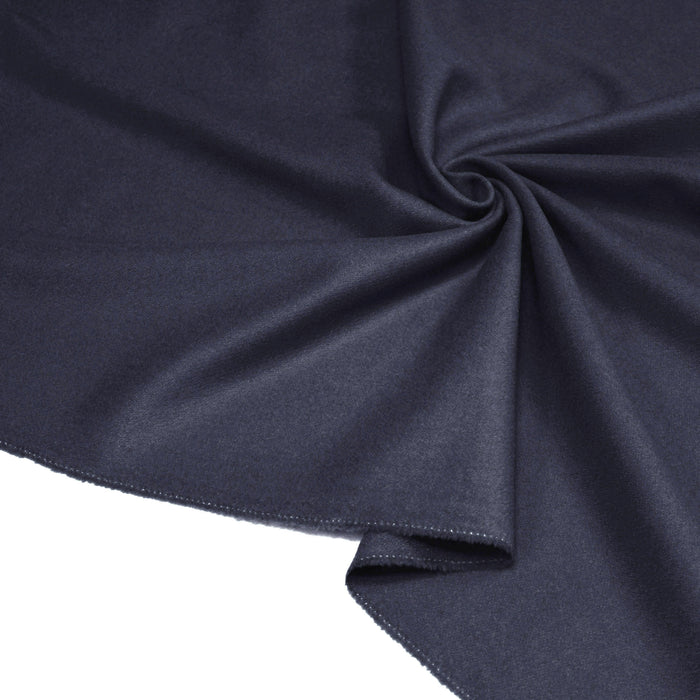Tissu Drap de laine gris de fer bleuté uni - Le tissu parfait pour l'uniforme de hussard napoléonien, armée française XIVème et armée française 1914