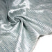 Tissu coton soie tissé rayé, trois couleurs : vert, jaune, gris - MADE IN FRANCE - TissusPapi.com