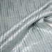 Tissu coton soie tissé rayé, trois couleurs : vert, jaune, gris - MADE IN FRANCE - TissusPapi.com