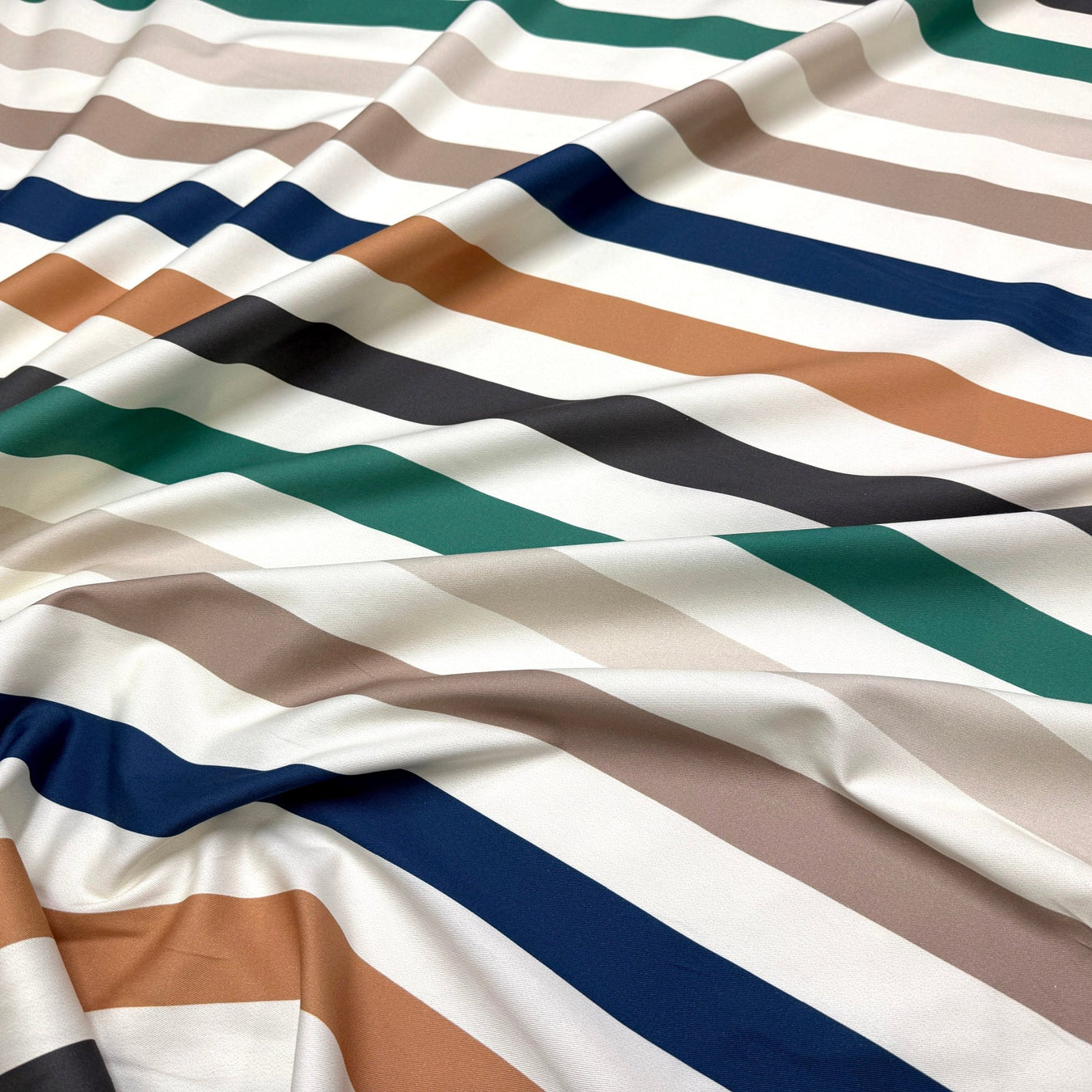 Tissu gabardine coton LARGES RAYURES : nombreuses couleurs ! - STANDARD 100 OEKO - TEX - TissusPapi.com