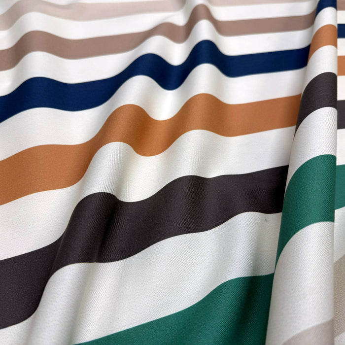 Tissu gabardine coton LARGES RAYURES : nombreuses couleurs ! - STANDARD 100 OEKO - TEX - TissusPapi.com