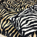 Tissu Velours imprimé motif ZEBRE : deux teintes disponibles ! - TissusPapi.com