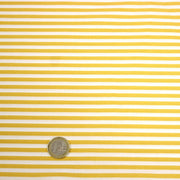 Tissu cotonnade Rayures jaunes et blanches, 4mm - OEKO - TEX STANDARD 100 - TissusPapi.com