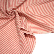 Tissu double gaze coton rayée recto verso : nombreuses couleurs ! OEKO - TEX - TissusPapi.com