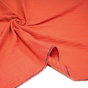 Tissu double gaze coton rayée recto verso : nombreuses couleurs ! OEKO - TEX - TissusPapi.com