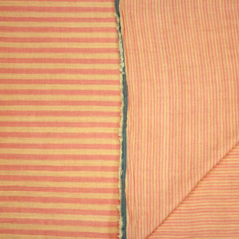Tissu double gaze coton rayée recto verso : nombreuses couleurs ! OEKO - TEX - TissusPapi.com